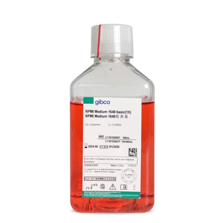 C11875500BT 國產RPMI1640培養基（含L-谷氨酰胺，不含HEPES）